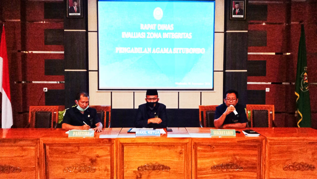 RAPAT DINAS PERDANA WAKIL KETUA PENGADILAN AGAMA SITUBONDO
